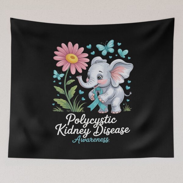 Item preview, Elephant Polycystic Kidney Disease Awareness designed and sold by KonopikaaArt.