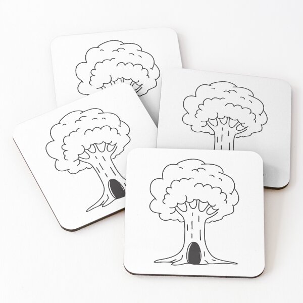 Item preview, A tree with a hollow in its trunk   designed and sold by rasagamastore.