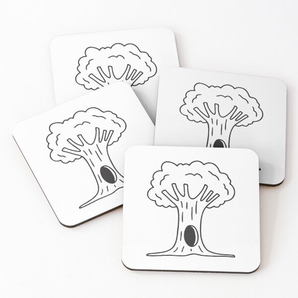 Item preview, A tree with a hollow carved in its trunk   designed and sold by rasagamastore.