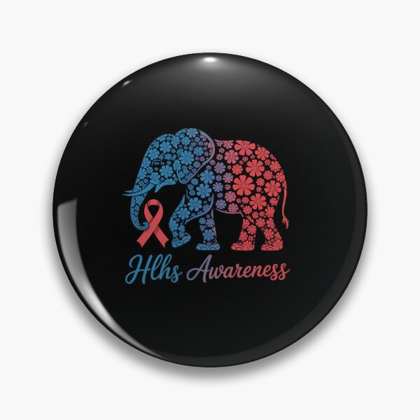 Item preview, Elephant With Flower HLHS Awareness Ribbon designed and sold by KonopikaaArt.