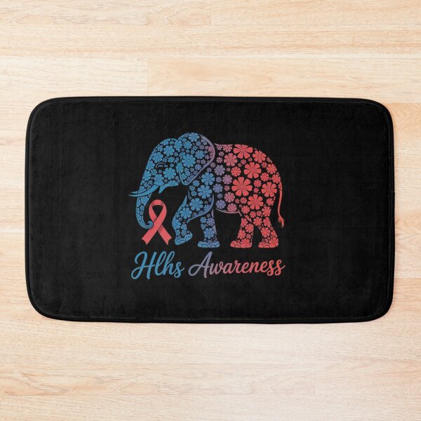 Item preview, Elephant With Flower HLHS Awareness Ribbon designed and sold by KonopikaaArt.