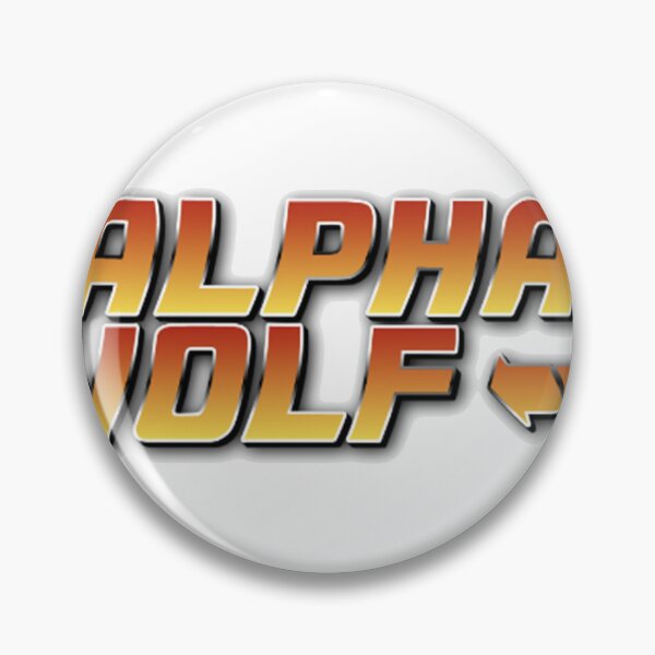 Item preview, Alpha Wolf  - Band Sticker (Back To The Future) designed and sold by Kev Prescott.