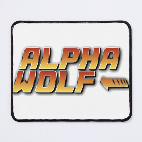 Item preview, Alpha Wolf - Band Sticker (Back To The Future) designed and sold by Kev Prescott.