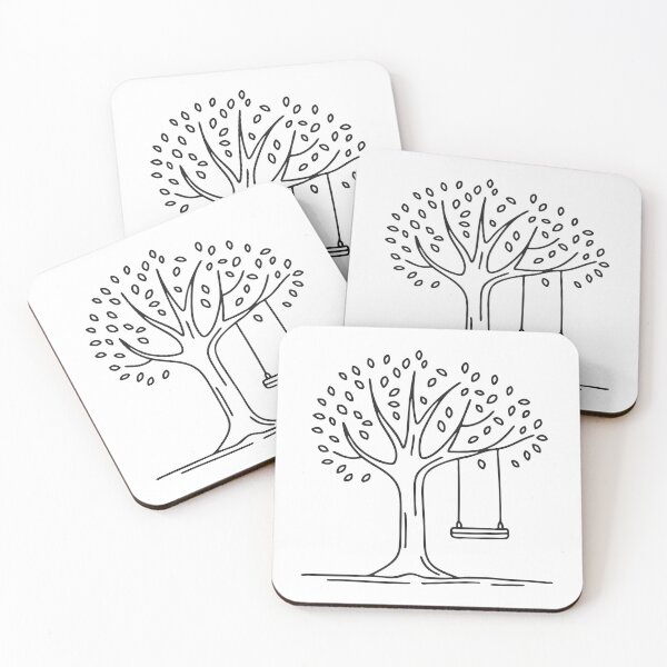 Item preview, A swing suspended from a tree branch   designed and sold by rasagamastore.