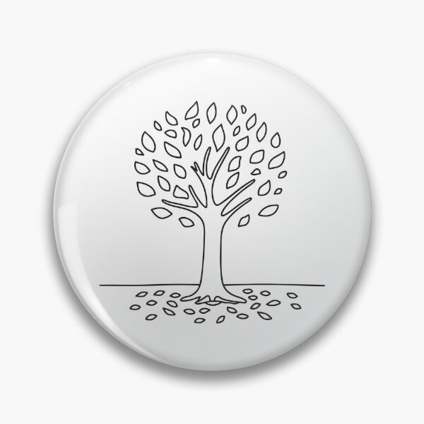 Item preview, A tree with dry leaves covering the ground   designed and sold by rasagamastore.