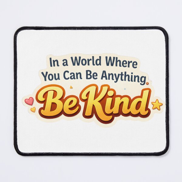Item preview, In a World Where You Can Be Anything – Be Kind | Positive kindness statement designed and sold by Hischers Solution.