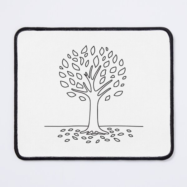 Item preview, A tree with dry leaves covering the ground designed and sold by rasagamastore.