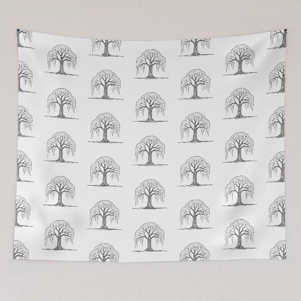Item preview, A tree whose limbs hang close to the ground   designed and sold by rasagamastore.