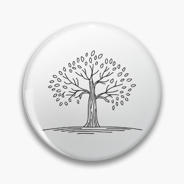 Item preview, A tree featuring downward curving branches   designed and sold by rasagamastore.