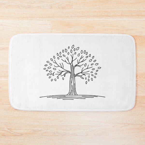 Item preview, A tree featuring downward curving branches   designed and sold by rasagamastore.