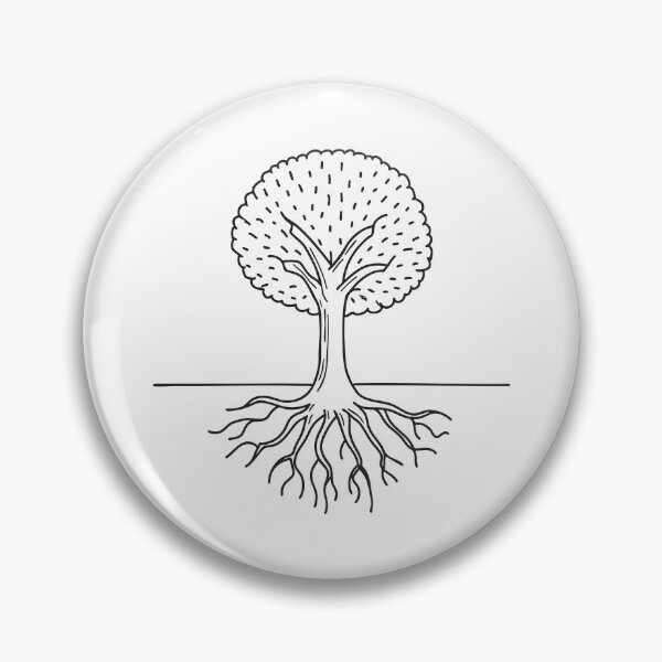Item preview, A tree with roots partly exposed   designed and sold by rasagamastore.