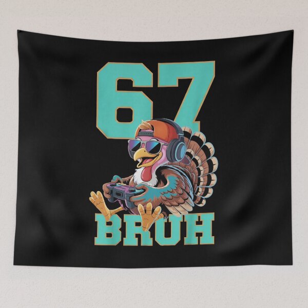 Item preview, Gamer Turkey 67 Bruh Funny T-Shirt designed and sold by LashondaGreen89.