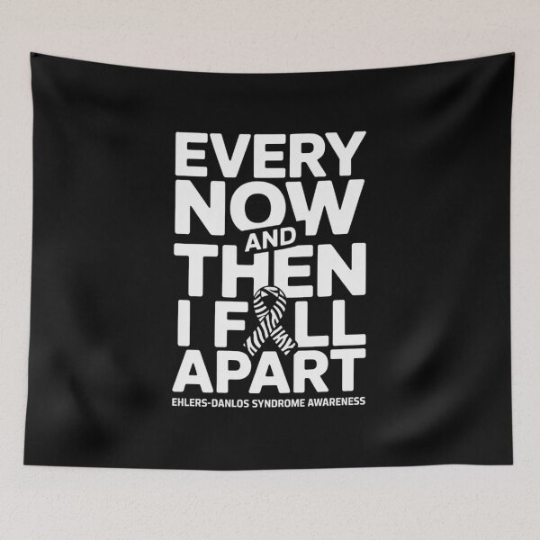 Item preview, Every Now & Then I Fall Apart Ehlers-Danlos Syndrome Ribbon designed and sold by KonopikaaArt.