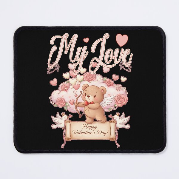 Item preview, MY LOVE HAPPY VALENTINE'S DAY for couples lovers and people who are dating designed and sold by Jt41.