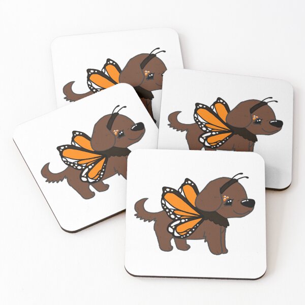 Item preview, Buggles - Butterfly Chocolate Labrador  designed and sold by Sarah Reed.