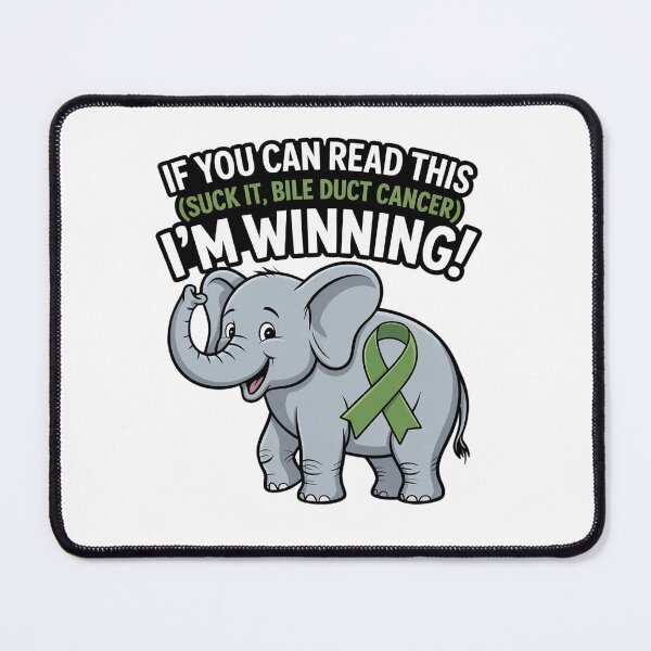 Item preview, Elephant I'm Winning Suck It Bile Duct Cancer designed and sold by KonopikaaArt.