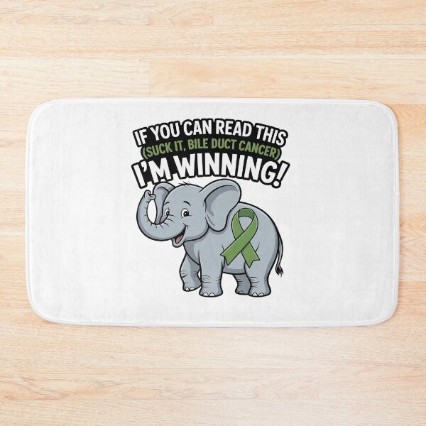 Item preview, Elephant I'm Winning Suck It Bile Duct Cancer designed and sold by KonopikaaArt.