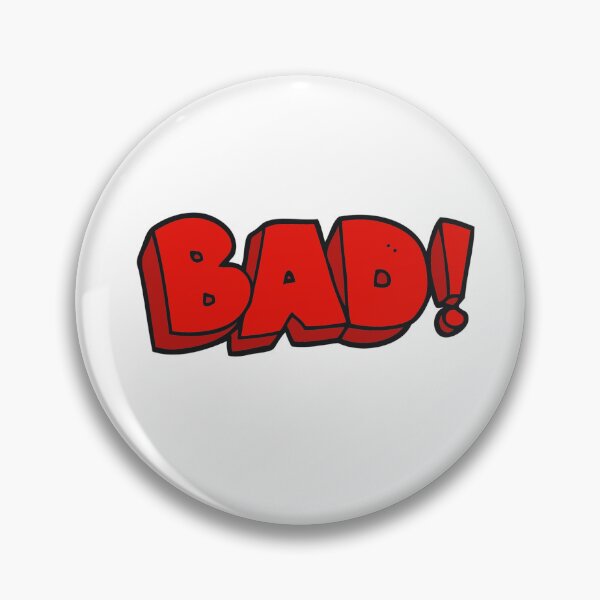 Item preview, BAD Bold Comic Typography Design-BAD Funny Comic Text Design designed and sold by FunnyNest.