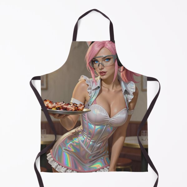 Item preview, Cathryn pink catgirl iridescent diner bacon designed and sold by CathryneDelamort.