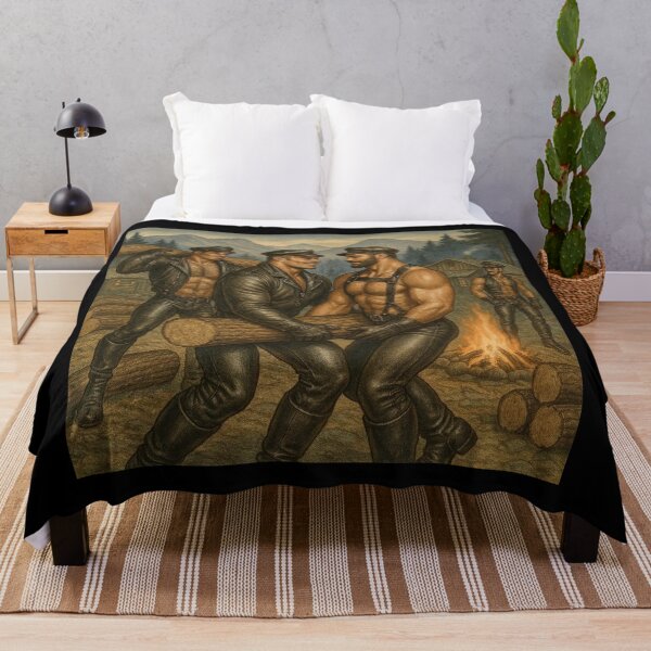 Item preview, Gay Leather Camp Tom of Finland Tribute Bears Graphic Design designed and sold by ItsAKinkThing.