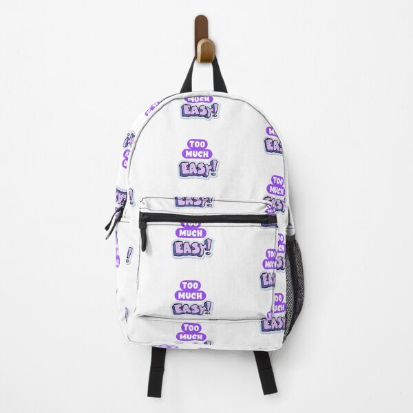 Item preview, Too Much Easy Funny Quote Typography-Meme Text Design designed and sold by FunnyNest.