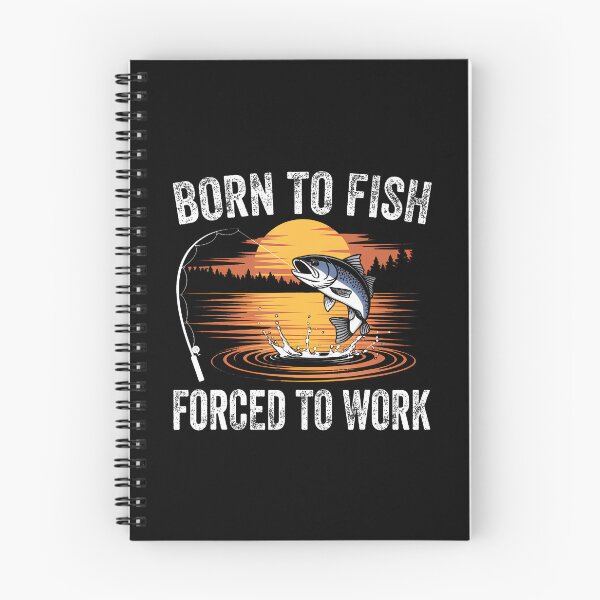 Item preview, Born To Fish Forced Work Funny Fishing designed and sold by malhanasbih.