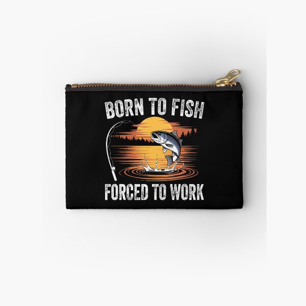 Item preview, Born To Fish Forced Work Funny Fishing designed and sold by malhanasbih.