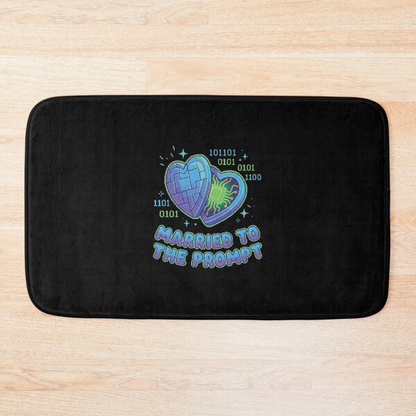 Item preview, Married To The Prompt - Pixel Art AI Absurdism designed and sold by KAYJAY DESIGNS.