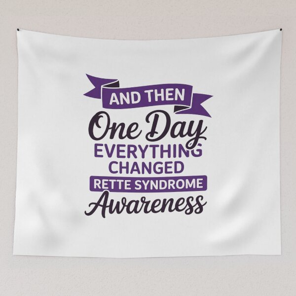 Item preview, Everything Changed Rett Syndrome Awareness designed and sold by KonopikaaArt.