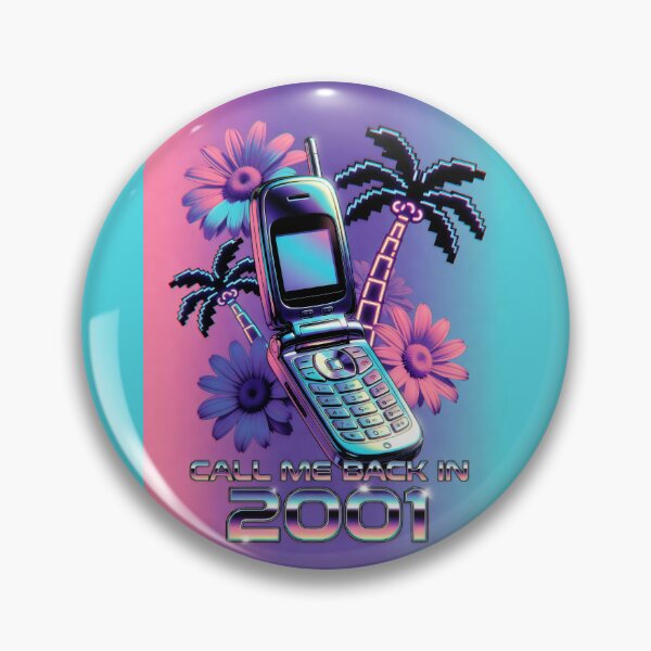 Item preview, Y2K Aesthetic Retro Flip Phone Call Me Back in 2001 designed and sold by SplashTastic.