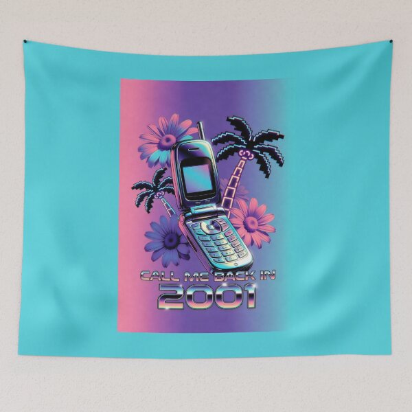 Item preview, Y2K Aesthetic Retro Flip Phone Call Me Back in 2001 designed and sold by SplashTastic.