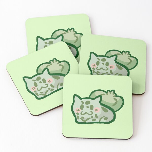 Item preview, ¡Lindas pegatinas, imanes, gorros, láminas, bolsos y mucho más de Bulbasaur! designed and sold by Nocheku.