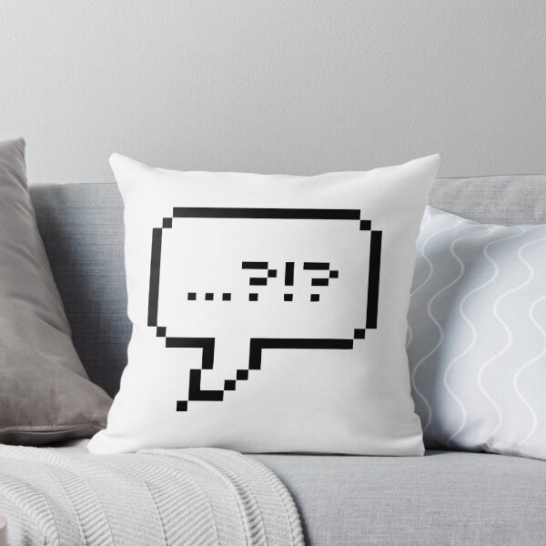 Item preview, 8 bit chat box question mark pixel art designed and sold by tonylau81.
