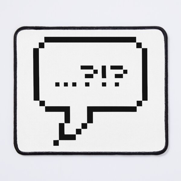 Item preview, 8 bit chat box question mark pixel art designed and sold by tonylau81.