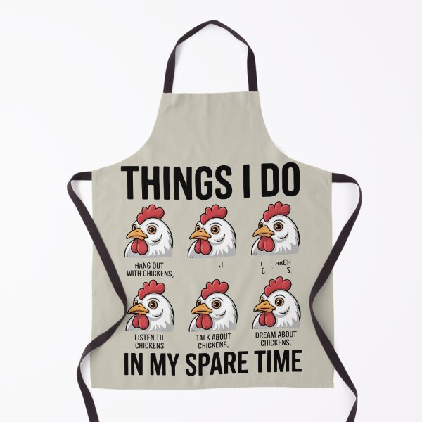Item preview, Things I Do in My Spare Time - things i do - backyard chickens - chicken keeper - chicken mom - chicken dad - urban homestead - chicken lover - cute chicken - poultry humor - Chicken checklist designed and sold by JansenGS.