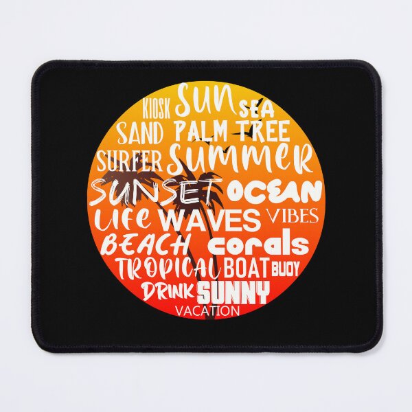 Item preview, Sunset Summer Beach Typography designed and sold by NNAANN.