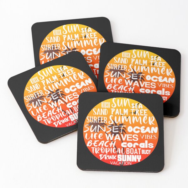 Item preview, Sunset Summer Beach Typography designed and sold by NNAANN.