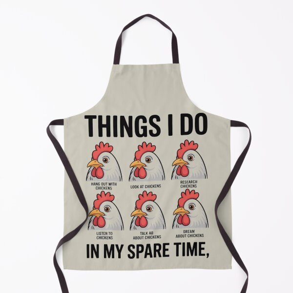 Item preview, Things I Do in My Spare Time - things i do - backyard chickens - chicken keeper - chicken mom - chicken dad - urban homestead - chicken lover - cute chicken - poultry humor - Chicken checklist designed and sold by JansenGS.