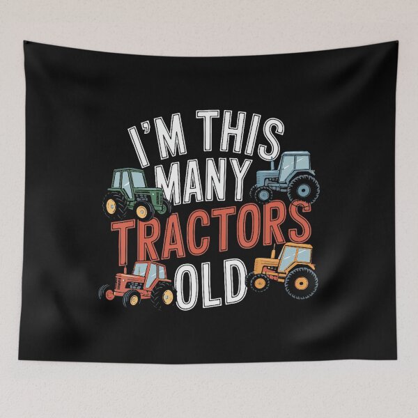 Item preview, Im This Many Tractors Old 4 Year Old Birthday Boy 4Th Party designed and sold by malhanasbih.