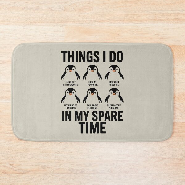 Item preview, Things I Do in My Spare Time - things i do - gentoo penguin - penguin lover - penguin checklist - antarctica wildlife - polar animals - zoo animal fan - marine biology - cute penguin - penguin humor designed and sold by JansenGS.