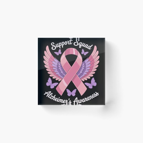 Item preview, Support Alzheimer’s Awareness Purple Ribbon Butterfly designed and sold by BlueCreator-inc.