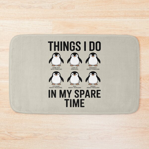 Item preview, Things I Do in My Spare Time - things i do - gentoo penguin - penguin lover - penguin checklist - antarctica wildlife - polar animals - zoo animal fan - marine biology - cute penguin - penguin humor designed and sold by JansenGS.