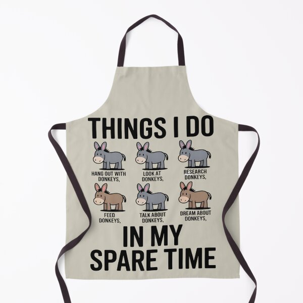 Item preview, Things I Do in My Spare Time - things i do - mini donkey - miniature donkey - donkey lover - donkey rescue - donkey sanctuary - farm animal lover - cute donkey - equine humor - Donkey checklist designed and sold by JansenGS.