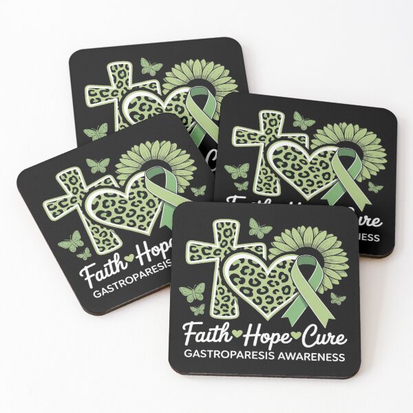 Item preview, Faith Hope Cure Sunflower Leopard Gastroparesis Awareness designed and sold by SIGORDESIGN.