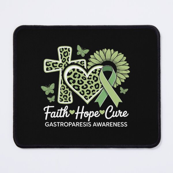 Item preview, Faith Hope Cure Sunflower Leopard Gastroparesis Awareness designed and sold by SIGORDESIGN.