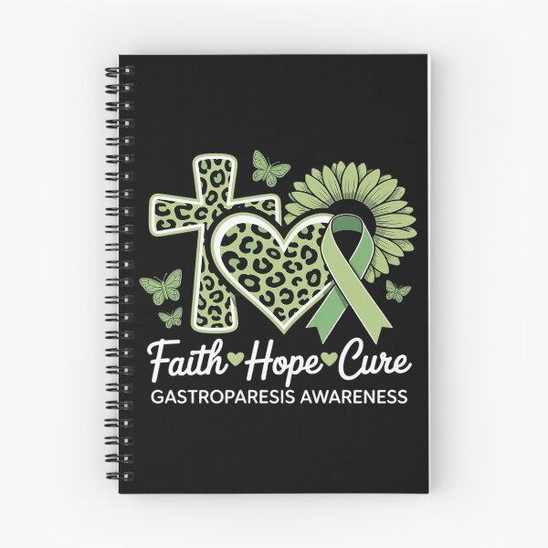Item preview, Faith Hope Cure Sunflower Leopard Gastroparesis Awareness designed and sold by SIGORDESIGN.