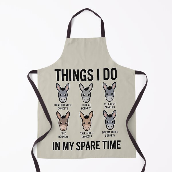 Item preview, Things I Do in My Spare Time - things i do - mini donkey - miniature donkey - donkey lover - donkey rescue - donkey sanctuary - farm animal lover - cute donkey - equine humor - Donkey checklist designed and sold by JansenGS.