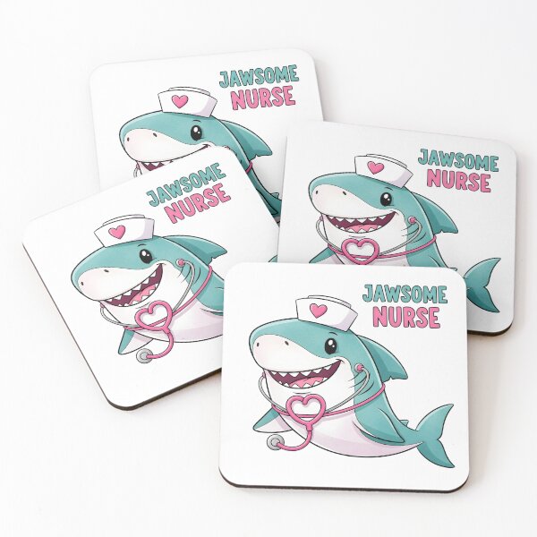 Item preview, Jawsome Nurse - Cute Shark Pun Medical Profession Gift designed and sold by Latikshop.