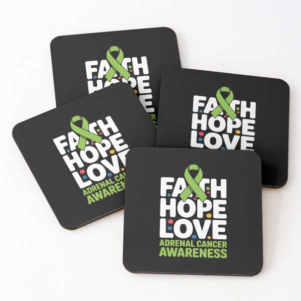 Item preview, Faith Hope Love Adrenal Cancer Awareness Fight designed and sold by SIGORDESIGN.