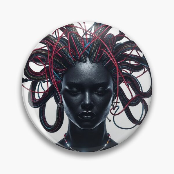 Item preview, Digital Serpents: The Wired Medusa designed and sold by Wonderful Designs.